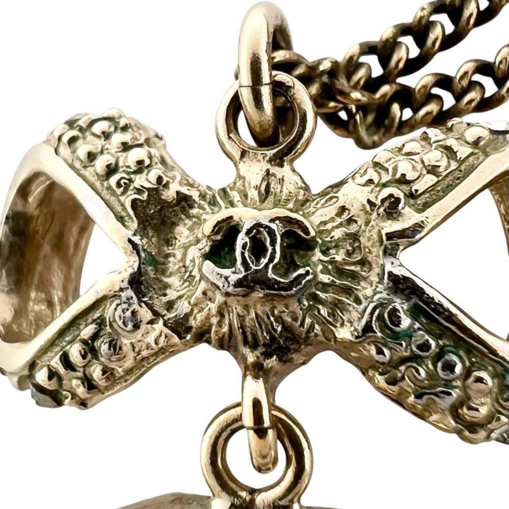 CHANEL Gold Logo Necklace - Picture 7 of 7